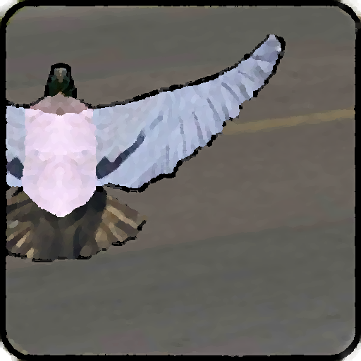 Pigeon attack - bird bomber icon