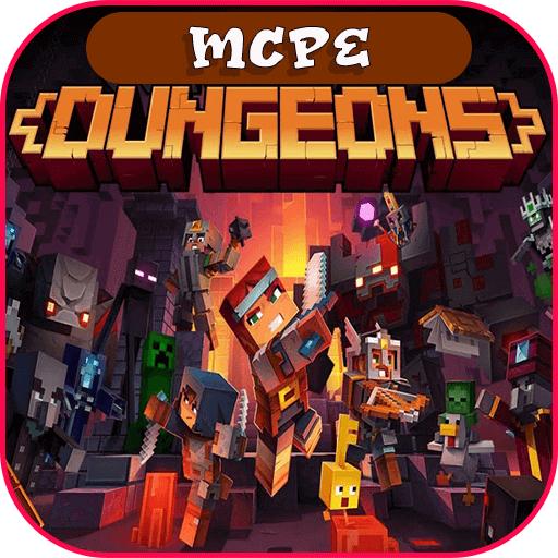 DUNGEONS— Minecraft MMO Map For Minecraft PE أيقونة
