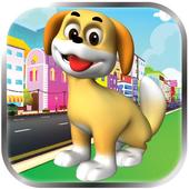 Happy Puppy Run Dog Play Games icon