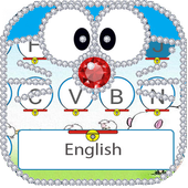 Blue Cat Diamond Keyboard icon