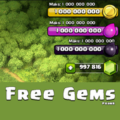 Free Gems For COC Prank icon