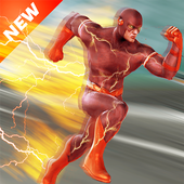Super Light Speed Flying Superhero Freedom Fighter icon