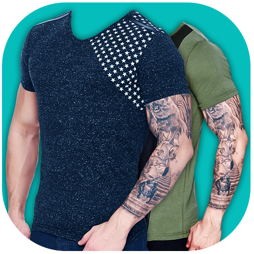 Men T-Shirt Designs Photo Montage icon