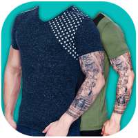 Men T-Shirt Designs Photo Montage on 9Apps