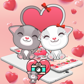 Cute Pink Cat Theme🐱😻 icon