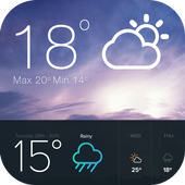 Transparent weather Widget icon