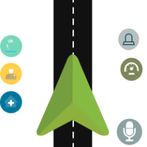 GPS Navigation Route tracker icon