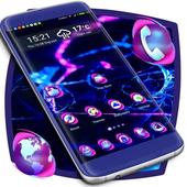 Neon Lights Launcher Theme أيقونة