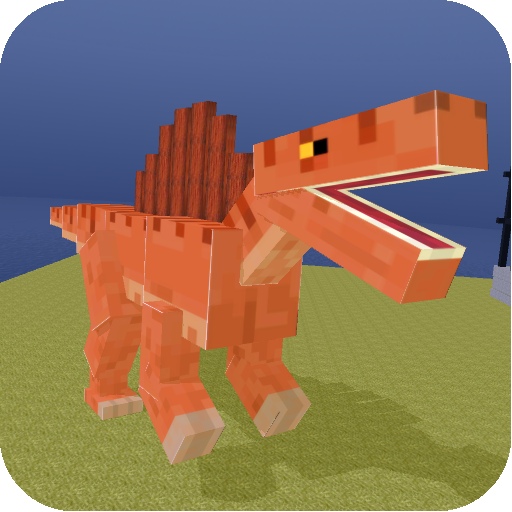Blocky Dino Park: Spino Strike icon