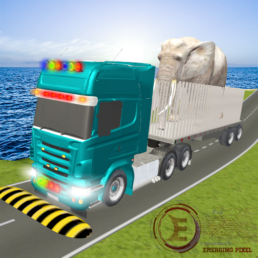 Mud Truck Driving Animal &amp; cargo Truck Games 2019 icon
