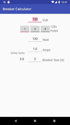 Breaker Calculator screenshot 1