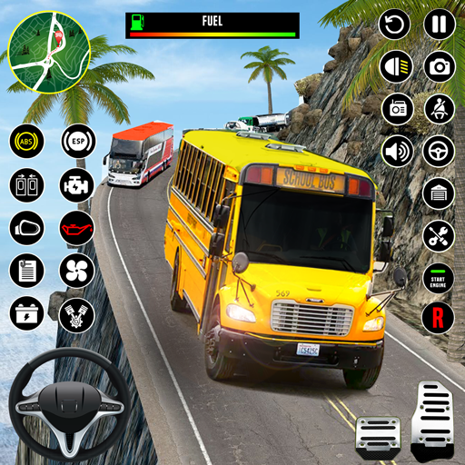 School Bus Simulator 3D Game أيقونة