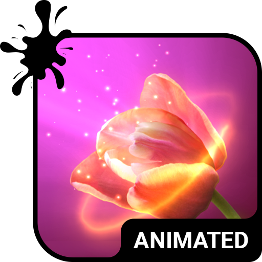 Tulips Animated Keyboard   Live Wallpaper icon