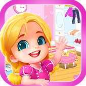 Baby Cinderella House Cleaning icon