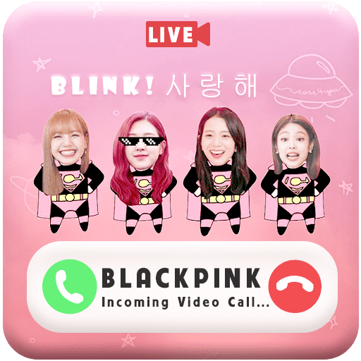 BlackPink Call Me - BlackPink Fake Video Call icon