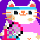 Candy Cat Tennis – 8-bit bash icon