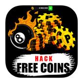 Free Cash and Coins for 8 ball pool : Prank icon