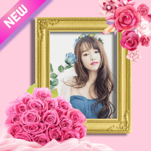 Rose Flower Photo Frames - Flower Photo Editor icon
