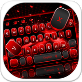 Czerwona Czarna Klawiatura icon
