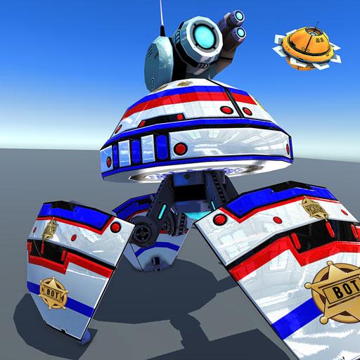 US Police Robot Shooting Games icon