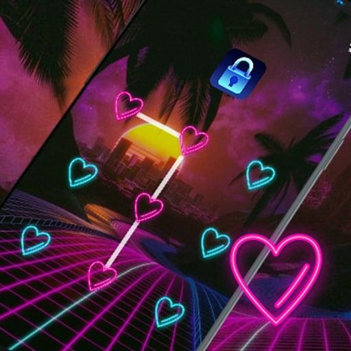 Neon City - App Lock Master Theme icon