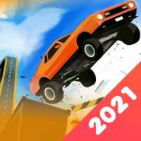 Mega ramp: skyblock parkour car jump stunts & run