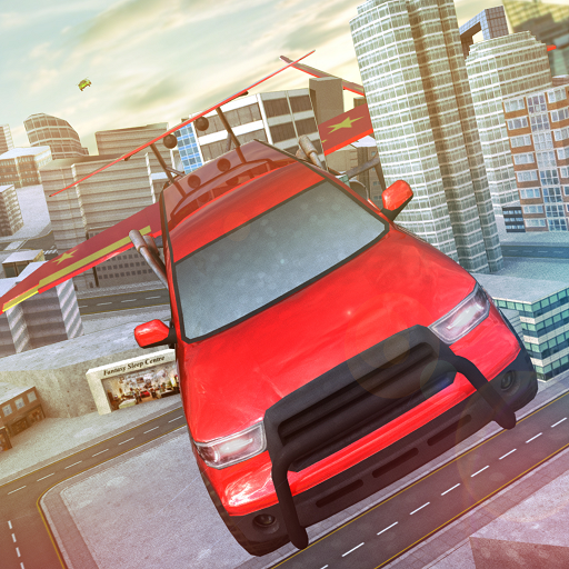 Future flying Limo car 3dgames icon