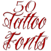 Fonts for FlipFont Tattoo icon