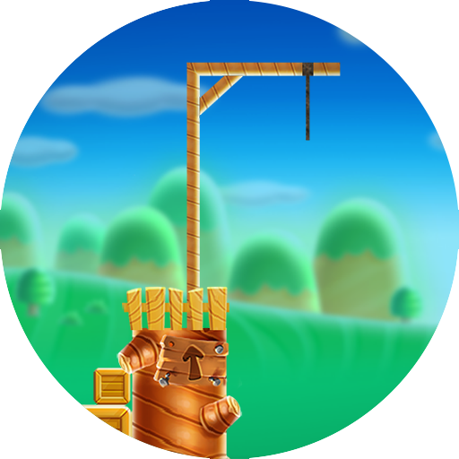 Hangman with English words icon