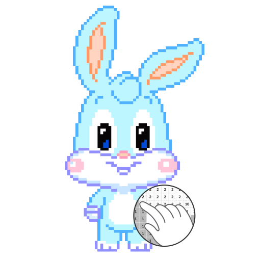 Pixel Art Animal Color By Number icon