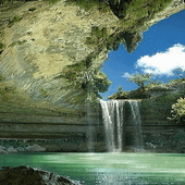 Pond Waterfall Live Wallpaper icon