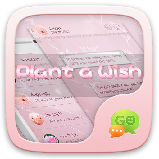 GO SMS PLANT A WISH THEME icon