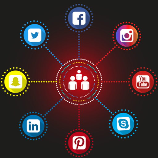 All social media Connection icon