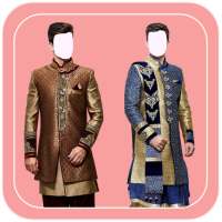 Mens Wear Sherwani Suit on 9Apps