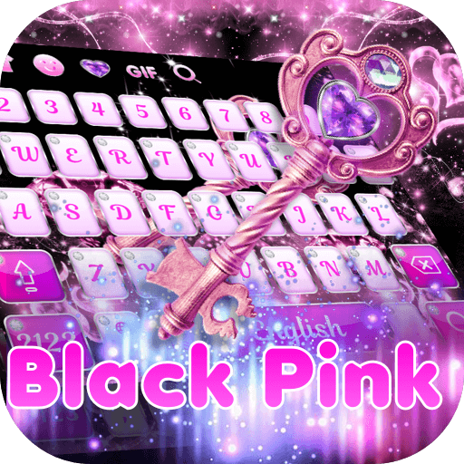 Black Pink Keyboard Theme icon