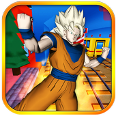3D Goku Saiyan Dash Surfer Run icon