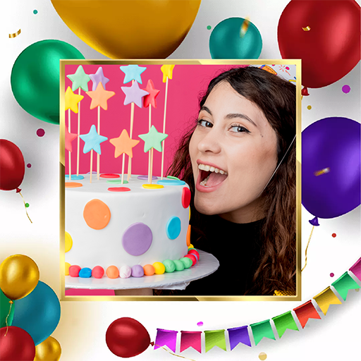 happy birthday cards with photo icon