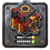Full Gems Resource for Clash of Clans Prank icon