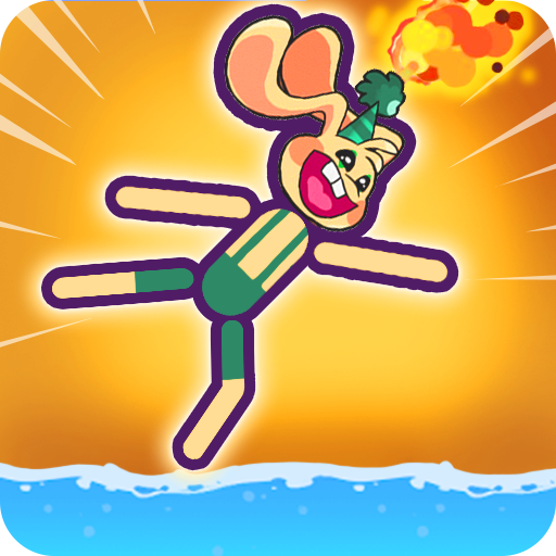 Bunzo bunny stickman icon