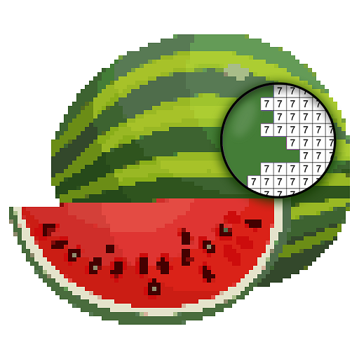 Fruits Pixel Color by Number icon
