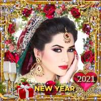 Happy New Year Photo Frame 2021