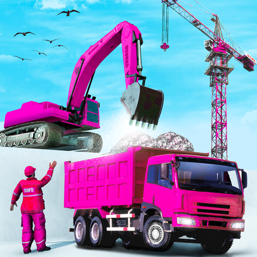 Snow Excavator Crane Simulator icon