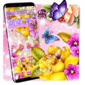 Pink Yellow Flower Theme