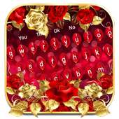 Luxury Rose Red Keyboard on 9Apps