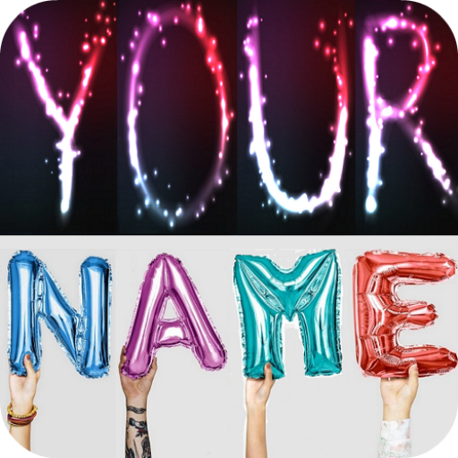 Designer - Write your name with fire icon