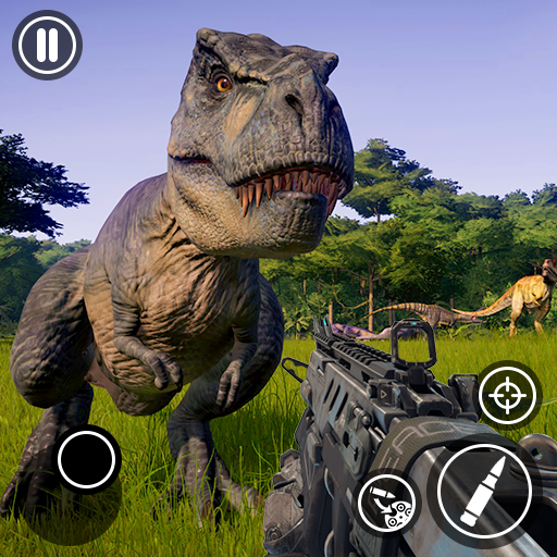 Jungle Dino Hunter: Deadly Sniper Dinosaur Shooter icon