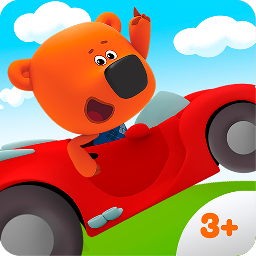 Toddlers education games. Race cars and airplanes. icon
