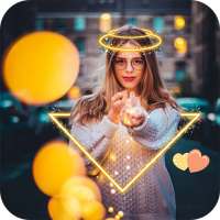 Light Glow Crown Photo Editor - Neon Photo Effects