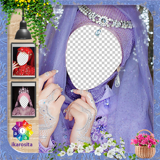 Bridal Hijab Photo Frame icon