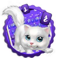 Cute Fluffy Cat Keyboard